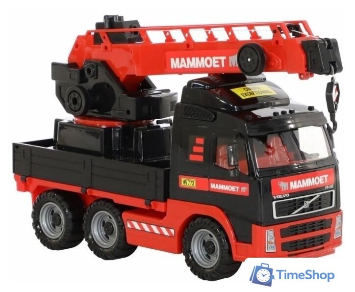 Автомобиль с краном Полесье Автомобиль-кран с краном Mammoet Volvo 56979 - Изображение №4 — Интернет-магазин Time-Shop
