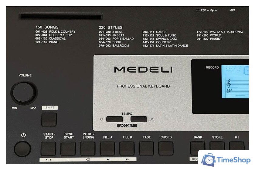 Синтезатор Medeli M331 - Изображение №5 — Интернет-магазин Time-Shop