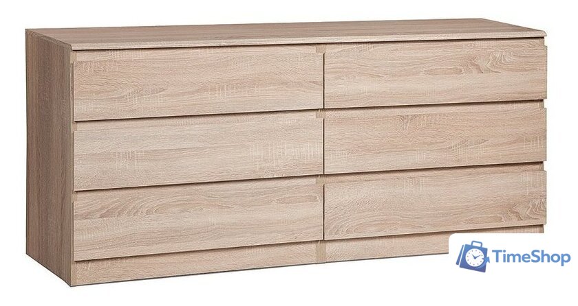Комод Евва Турин ТР-6S/S (дуб сонома) - Изображение №1 — Интернет-магазин Time-Shop
