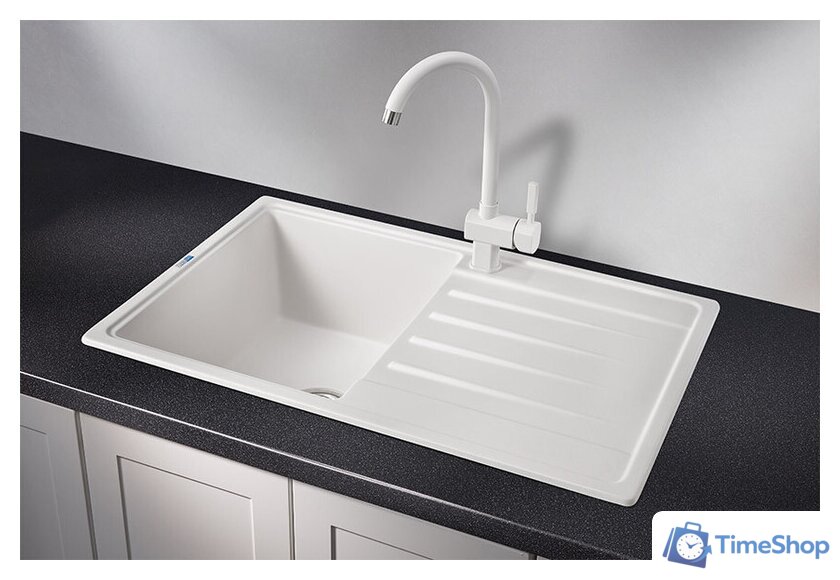 Кухонная мойка Granula ST-7602 (белый) - Изображение №2 — Интернет-магазин Time-Shop