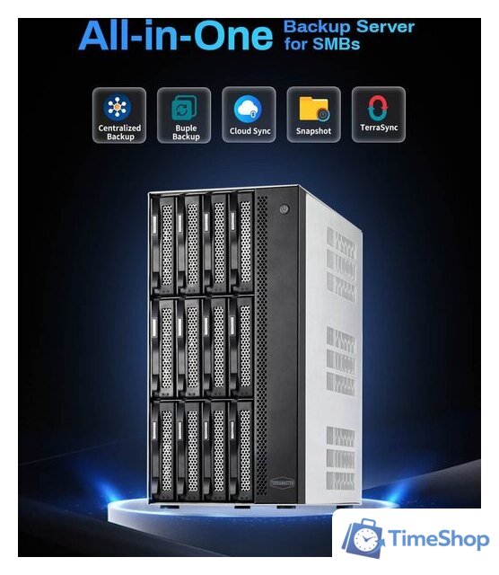 Сетевой накопитель TerraMaster T12-500 Pro - Изображение №4 — Интернет-магазин Time-Shop