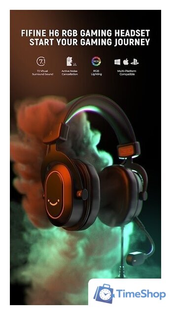 Наушники FIFINE H6 (черный) - Изображение №5 — Интернет-магазин Time-Shop