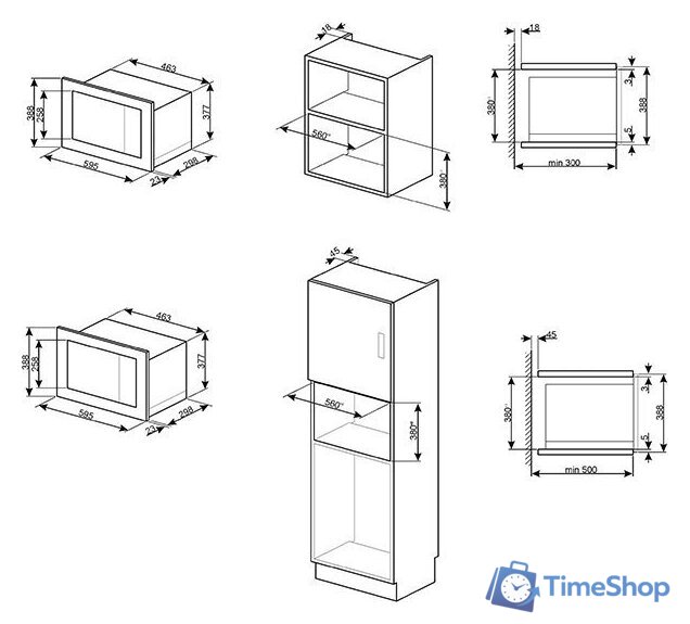 Микроволновая печь Smeg FMI017X - Изображение №3 — Интернет-магазин Time-Shop