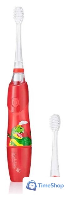 Электрическая зубная щетка Brush-Baby KidzSonic Dinosaur - Изображение №2 — Интернет-магазин Time-Shop
