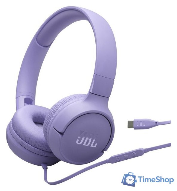 Наушники JBL Tune 520C USB-C (фиолетовый) - Изображение №1 — Интернет-магазин Time-Shop