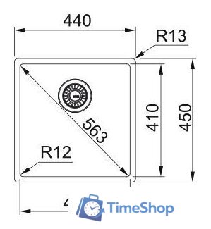 Кухонная мойка Franke BXX 210-40 127.0677.488 (стальной) - Изображение №2 — Интернет-магазин Time-Shop