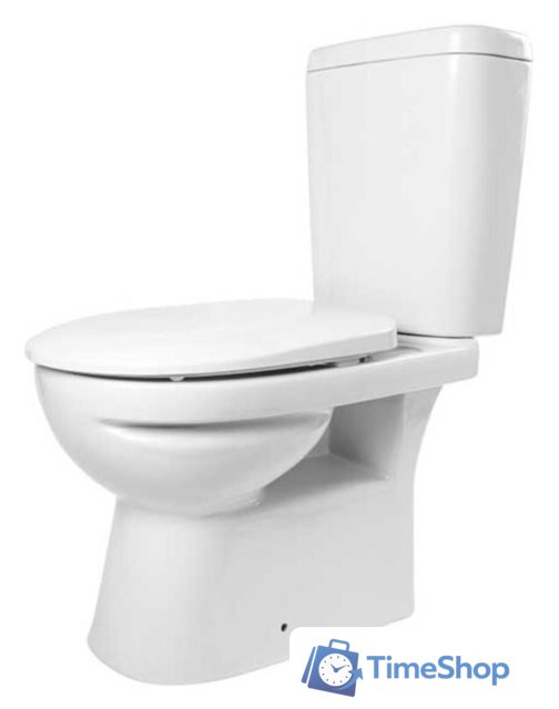 Унитаз напольный Керамин Альбано R ЖС 2-режим (с жестким сиденьем) - Изображение №1 — Интернет-магазин Time-Shop