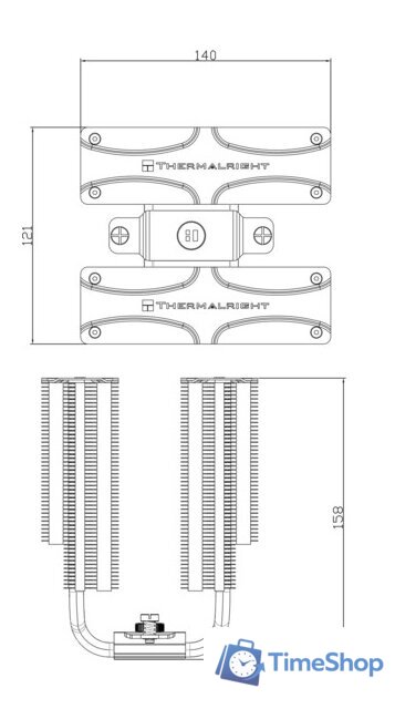 Кулер для процессора Thermalright Frost Commander 140 - Изображение №2 — Интернет-магазин Time-Shop