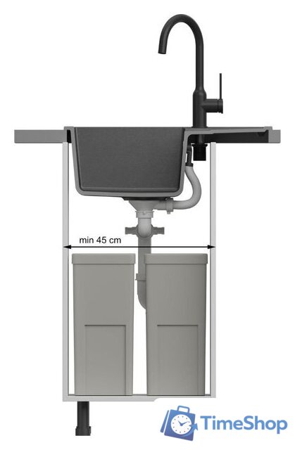 Кухонная мойка Quadron HB8210U5-C1_P2O - Изображение №4 — Интернет-магазин Time-Shop