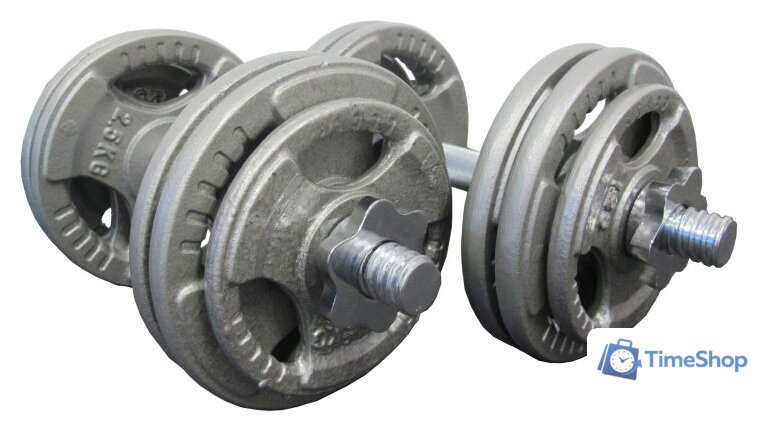 Набор гантелей Atlas Sport Хаммертон 2x21.5 кг - Изображение №4 — Интернет-магазин Time-Shop