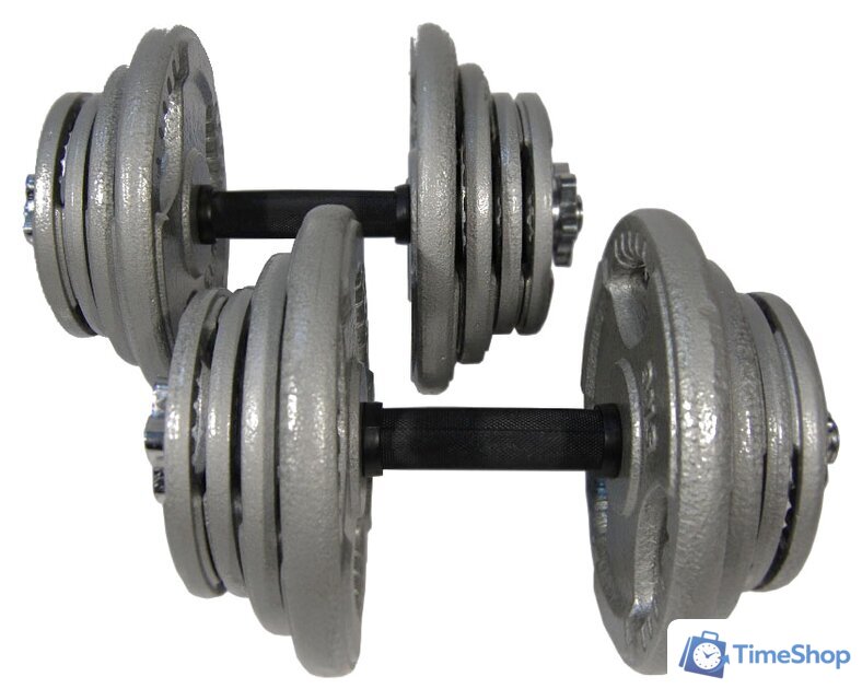 Набор гантелей Atlas Sport Хаммертон 2x21.5 кг - Изображение №1 — Интернет-магазин Time-Shop