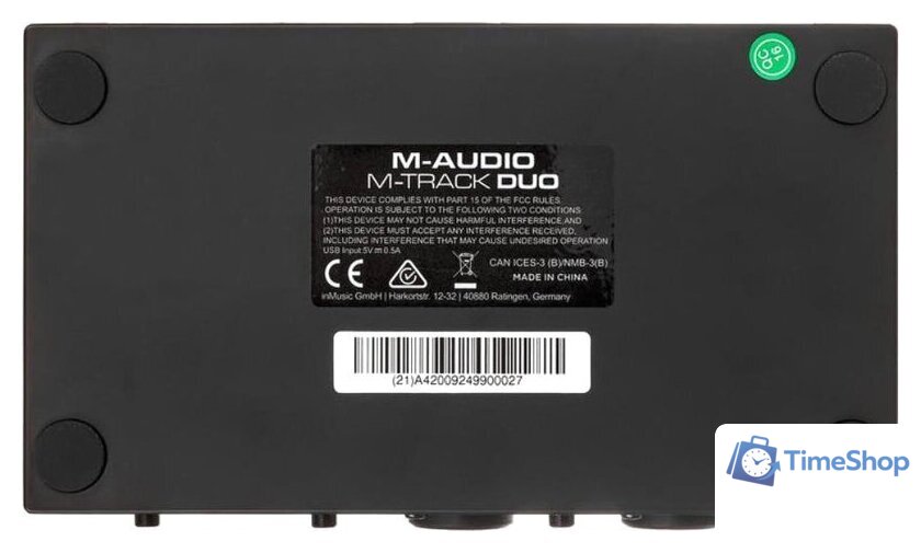 Аудиоинтерфейс M-Audio M-Track Duo - Изображение №8 — Интернет-магазин Time-Shop