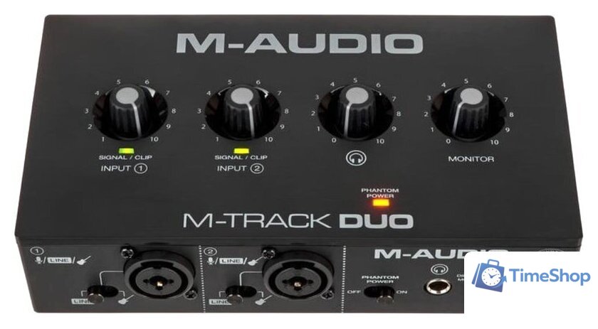 Аудиоинтерфейс M-Audio M-Track Duo - Изображение №2 — Интернет-магазин Time-Shop