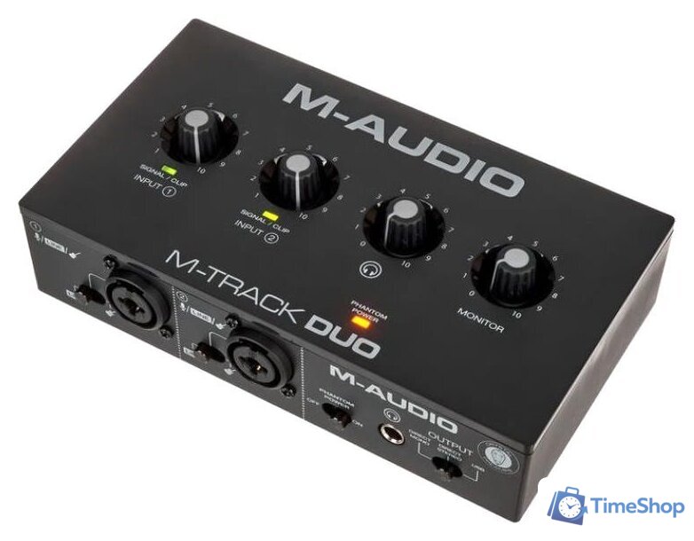 Аудиоинтерфейс M-Audio M-Track Duo - Изображение №4 — Интернет-магазин Time-Shop
