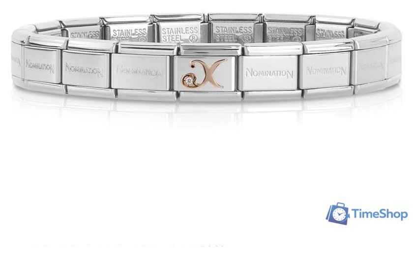 Звено для браслета NominatioN Буква X 430310/24 - Изображение №2 — Интернет-магазин Time-Shop