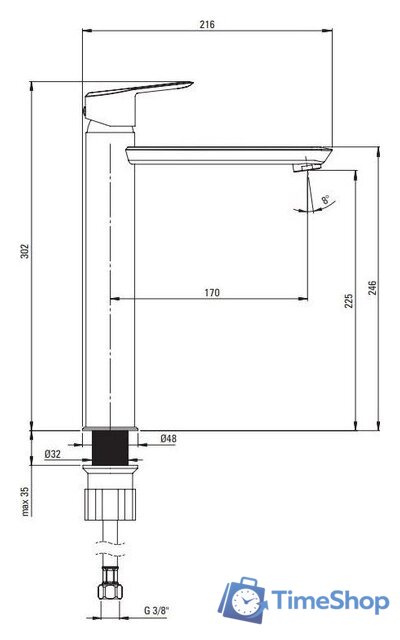 Смеситель Deante Arnika Gold BQA R20N - Изображение №12 — Интернет-магазин Time-Shop