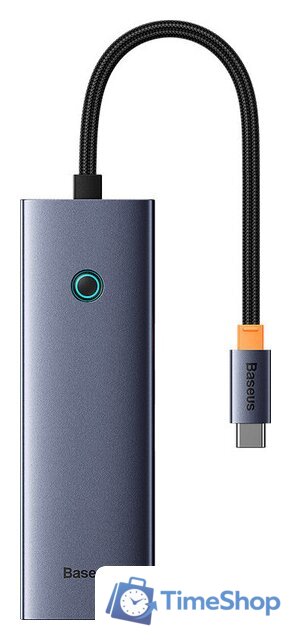 USB-хаб Baseus Flite Series 4-Port USB-C Hub B0005280A813-00 - Изображение №1 — Интернет-магазин Time-Shop