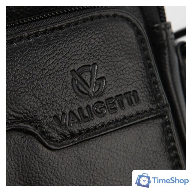 Мужская сумка VALIGETTI 186-7080A-VG-BLK (черный) - Изображение №4 — Интернет-магазин Time-Shop