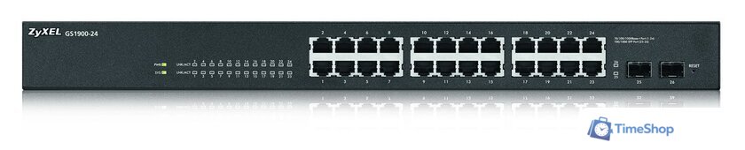 Управляемый коммутатор уровня 2+ Zyxel GS1900-24 - Изображение №3 — Интернет-магазин Time-Shop