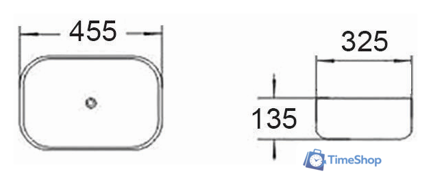 Умывальник Mexen Rita MEX-21084556 - Изображение №2 — Интернет-магазин Time-Shop