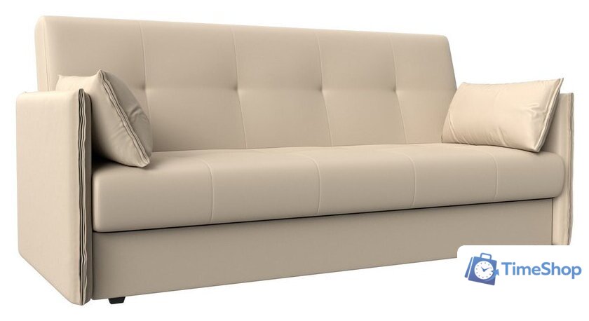 Диван Лига диванов Лига-018 117883 (экокожа бежевый) - Изображение №1 — Интернет-магазин Time-Shop