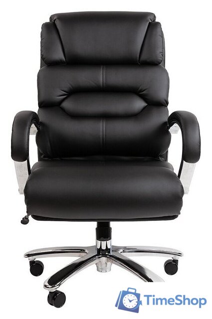 Офисное кресло CHAIRMAN 409 (экопремиум черный) - Изображение №2 — Интернет-магазин Time-Shop
