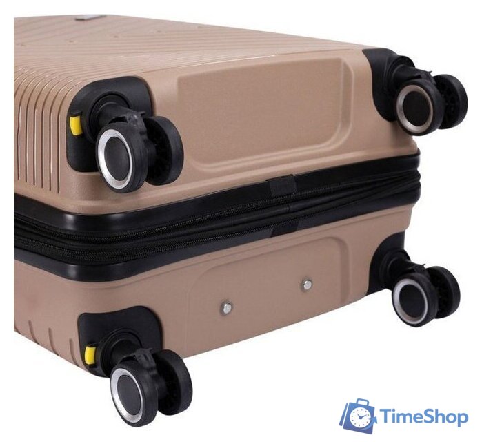 Чемодан-спиннер Pride РР-203 (S, черный) - Изображение №4 — Интернет-магазин Time-Shop