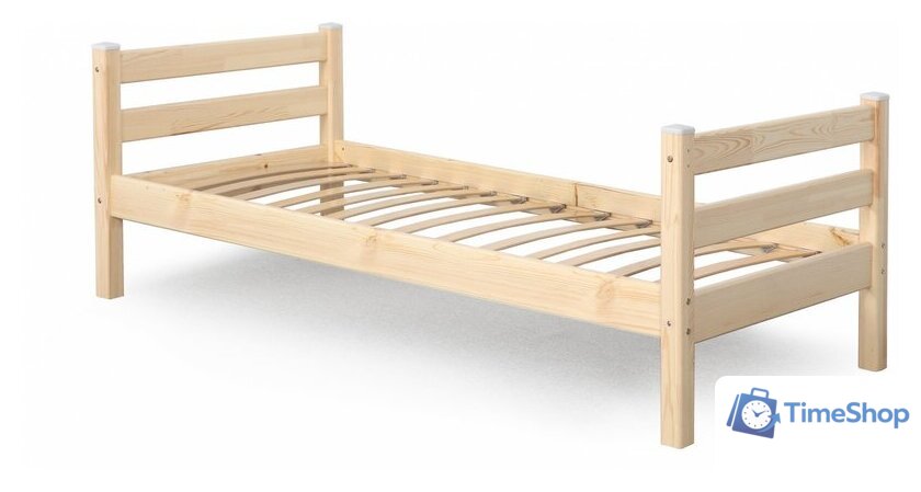 Кровать Мебельград Соня пакет №1 (без основания, массив сосны прозрачный лак) - Изображение №2 — Интернет-магазин Time-Shop
