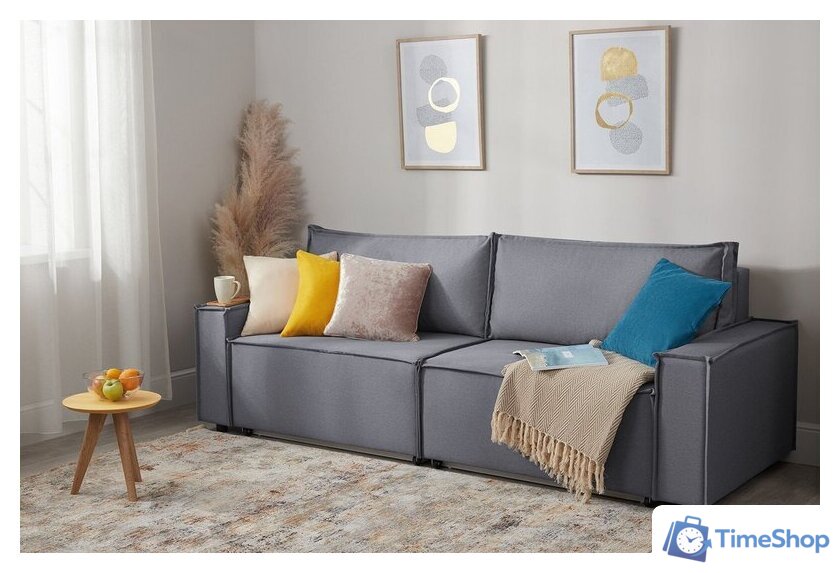 Диван Mio Tesoro Дюссельдорф 293 1.5ек-1.5ек (1173 Savanna Plus Grafit) - Изображение №13 — Интернет-магазин Time-Shop