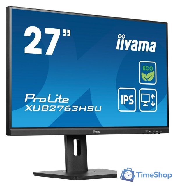 Монитор iiyama ProLite XUB2763HSU-B1 - Изображение №4 — Интернет-магазин Time-Shop