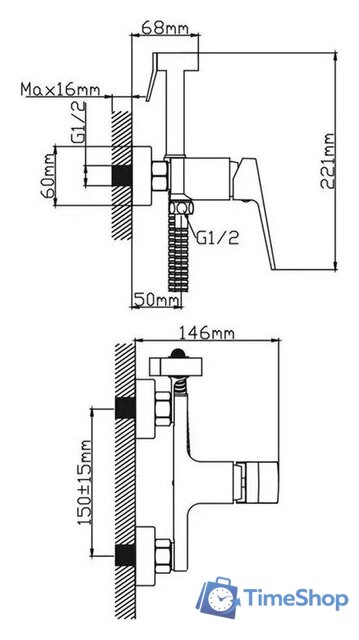 Смеситель Diadonna Д47-19119QH - Изображение №4 — Интернет-магазин Time-Shop