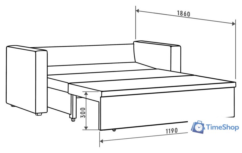 Диван Mio Tesoro Тунне SB2 (Linea Media 36 brown) - Изображение №8 — Интернет-магазин Time-Shop