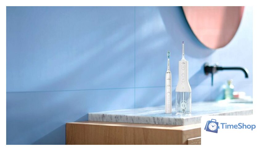 Электрическая зубная щетка и ирригатор Philips Sonicare Cordless Power Flosser HX3886/41 - Изображение №8 — Интернет-магазин Time-Shop