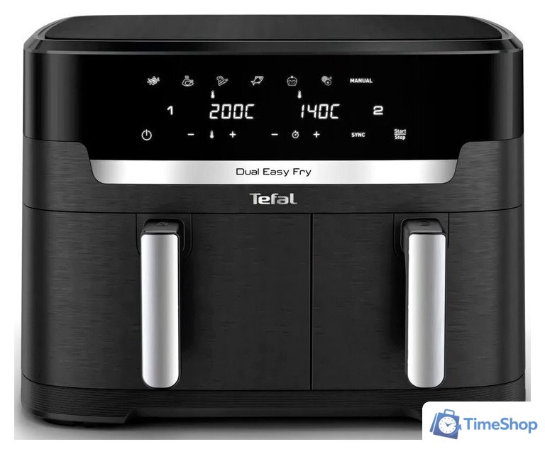 Аэрогриль (аэрофритюрница) Tefal Dual Easy Fry EY9428E0 - Изображение №1 — Интернет-магазин Time-Shop