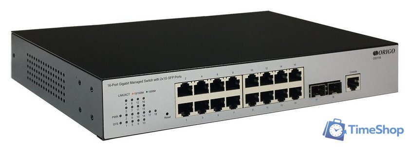 Управляемый коммутатор 2-го уровня Origo OS3118/A2A - Изображение №2 — Интернет-магазин Time-Shop