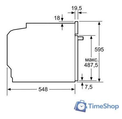 Электрический духовой шкаф Siemens HB655GTS1 - Изображение №10 — Интернет-магазин Time-Shop