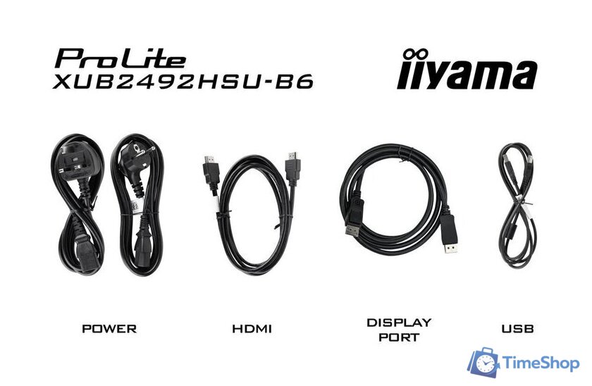 Монитор iiyama ProLite XUB2492HSU-B6 - Изображение №11 — Интернет-магазин Time-Shop