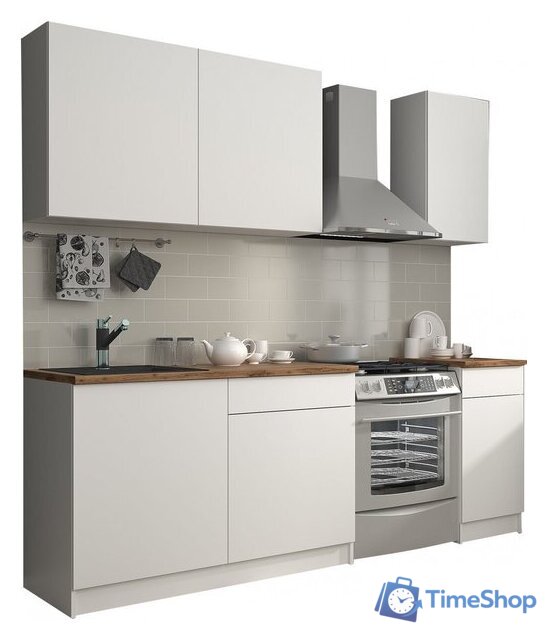Готовая кухня ЭлиГард Urban 1.6 (белый) - Изображение №1 — Интернет-магазин Time-Shop