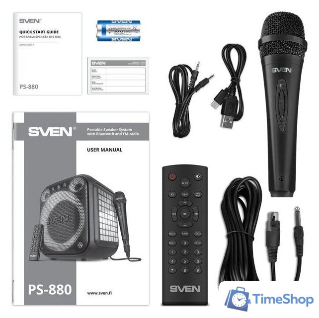 Беспроводная колонка SVEN PS-880 - Изображение №11 — Интернет-магазин Time-Shop