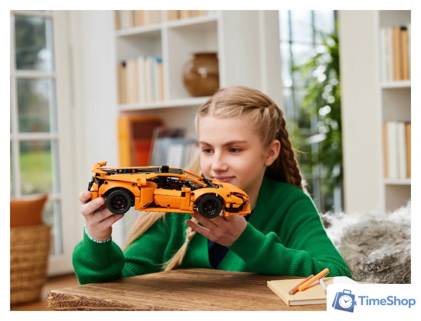 Конструктор LEGO Technic 42196 Lamborghini Huracan Tecnica Orange - Изображение №9 — Интернет-магазин Time-Shop