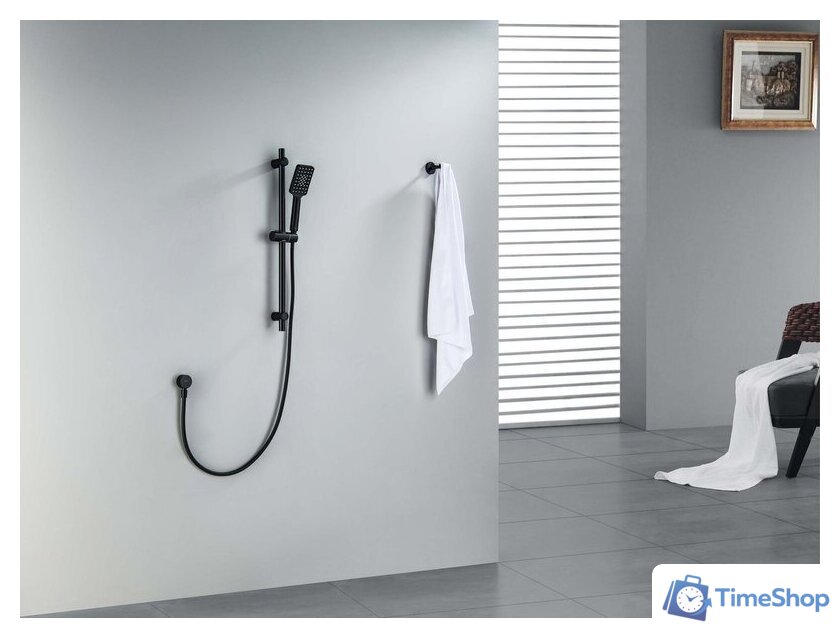 Душевой гарнитур  Aquatek Лира AQ2018MB (черный матовый) - Изображение №7 — Интернет-магазин Time-Shop