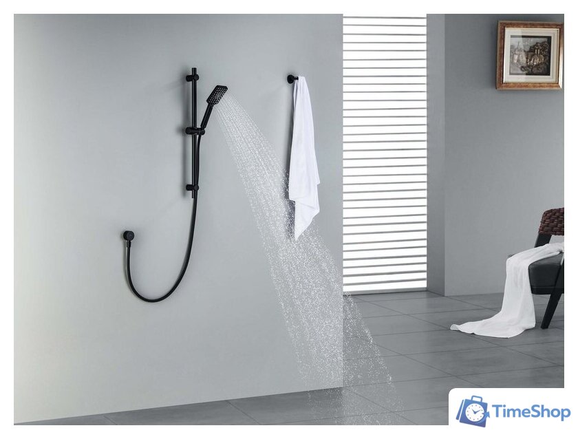Душевой гарнитур  Aquatek Лира AQ2018MB (черный матовый) - Изображение №6 — Интернет-магазин Time-Shop