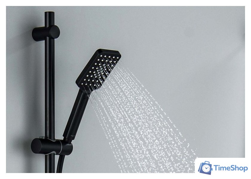 Душевой гарнитур  Aquatek Лира AQ2018MB (черный матовый) - Изображение №4 — Интернет-магазин Time-Shop