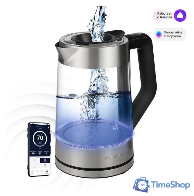 Электрический чайник Polaris PWK 1725CGLD - Изображение №2 — Интернет-магазин Time-Shop