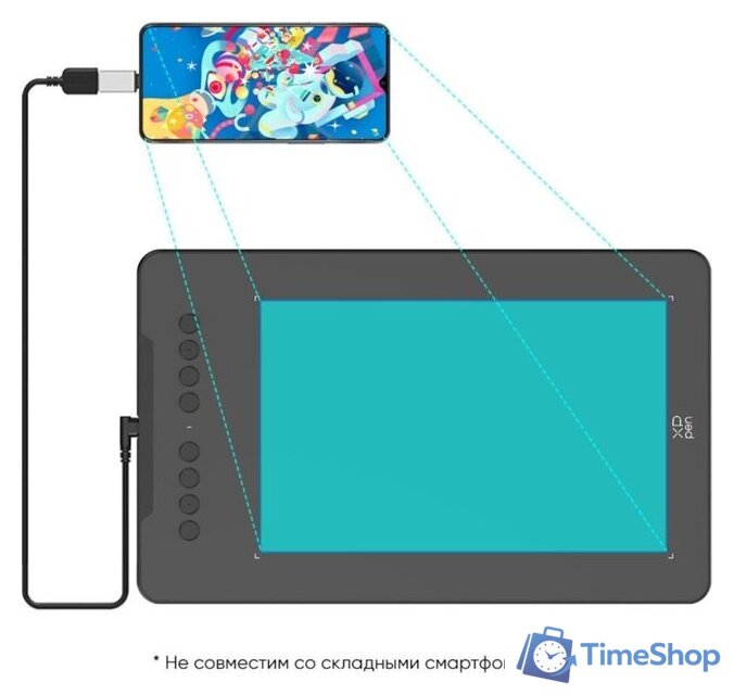 Графический планшет XP-Pen Deco 01 V3 (зеленый) - Изображение №11 — Интернет-магазин Time-Shop