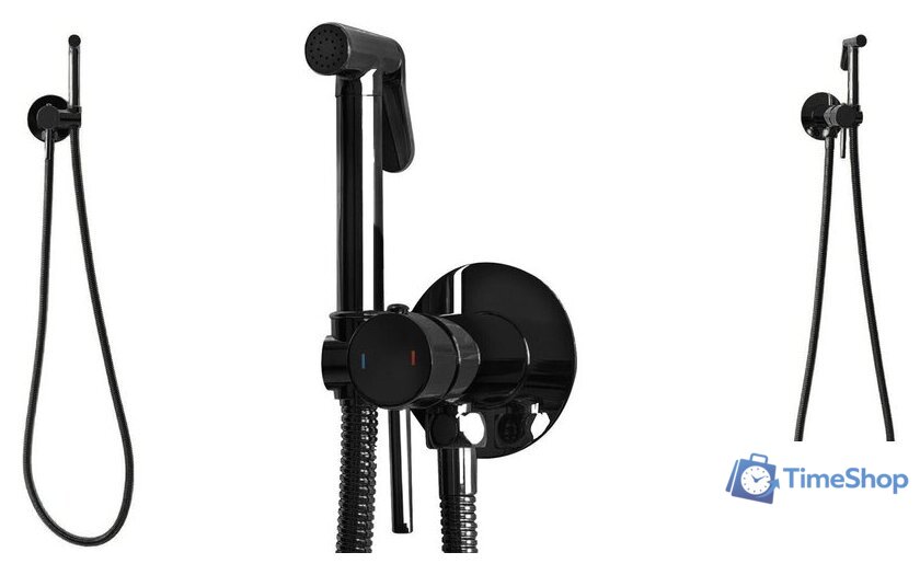 Гигиенический душ Rea Lungo Loop REA-B5656 (черный металлик) - Изображение №3 — Интернет-магазин Time-Shop