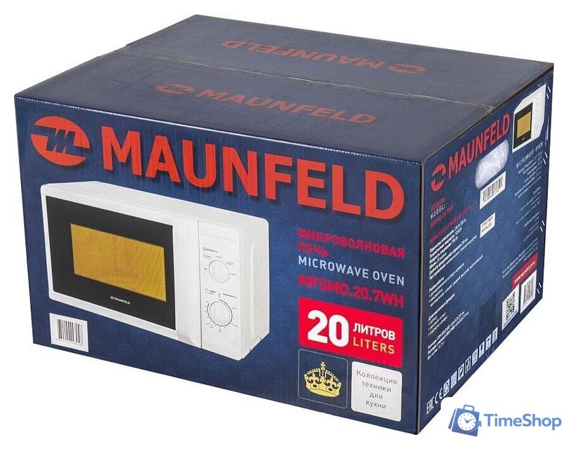 Микроволновая печь MAUNFELD MFSMO.20.7WH - Изображение №7 — Интернет-магазин Time-Shop