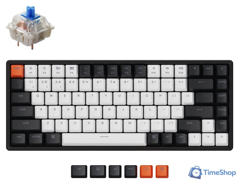 Клавиатура Keychron K2 V2 RGB K2-C2H-RU (Gateron G Pro Blue) - Изображение №1 — Интернет-магазин Time-Shop