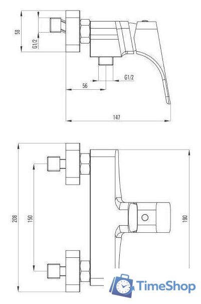 Смеситель Deante Hiacynt BQH A40M - Изображение №2 — Интернет-магазин Time-Shop