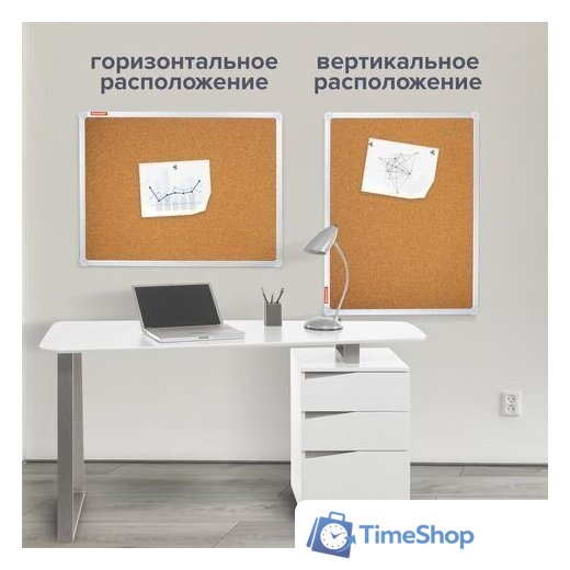 Офисная пробковая доска BRAUBERG 231712 - Изображение №3 — Интернет-магазин Time-Shop